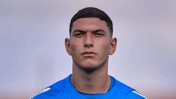 Caio Barone, portero del Flamengo de Brasil.