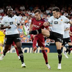 Valencia 1 - Osasuna 2: resumen, goles y resultado