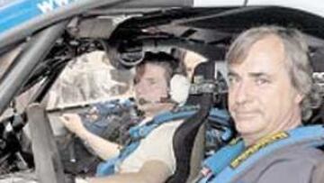 <b>TALENTO. </b>Sainz está mostrando su clase como piloto en Marruecos.