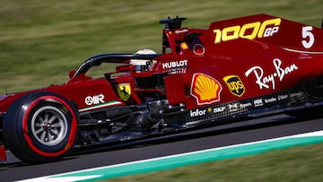 05 VETTEL Sebastian (ger), Scuderia Ferrari SF1000, action during the Formula 1 Pirelli Gran Premio Della Toscana Ferrari 1000, 2020 Tuscan Grand Prix, from September 11 to 13, 2020 on the Autodromo Internazionale del Mugello, in Scarperia e San Piero, near Florence, Italy - Photo Florent Gooden / DPPI
FLORENT GOODEN / DPPI Media / AFP7
11/09/2020 ONLY FOR USE IN SPAIN