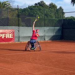 De la Puente y Siscar, en la final del Campeonato de España MAPFRE de Tenis en Silla