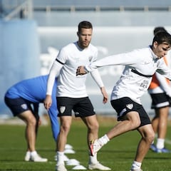Vadillo y Febas, preparados ante un Sporting revitalizado