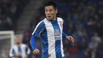 Wu Lei, jugador del Espanyol.
