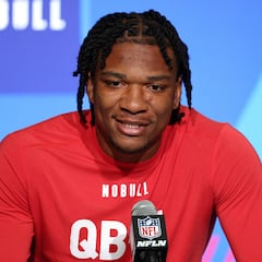 The NFL quarterback prospect who models his game after Cam Newton and Lamar Jackson