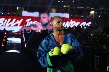 Así se vivio en fotos el combate entre Canelo Álvarez y Saunders