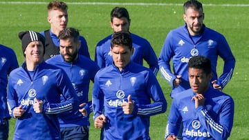 Entrenamiento del Cádiz.