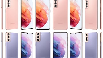 Estos podrían ser los colores del Samsung Galaxy S21