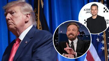 Ben Affleck y Matt Damon lanzan contundente mensaje a Donald Trump luego de que el republicano usara el monólogo de ‘Air’ para un vídeo de su campaña.