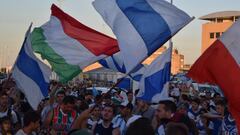 Caluroso recibimiento a Zárate