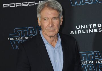 El ícono de la franquicia, Harrison Ford, también estuvo presente