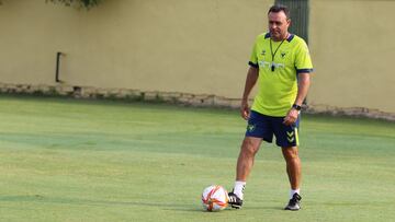 Salmerón entrenamiento.