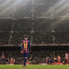 Leo Messi descubre el 'Camp Nou diminuto' que tiene en casa