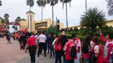 Santa Fe jugó su primer partido de la pretemporada frente al Bayer Leverkusen en Estados Unidos.