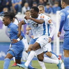 La fe de Koné rescata al Depor del desastre en Fuenlabrada