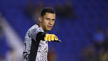 during the 15th round match between America and Cruz Azul as part of the Liga BBVA MX, Torneo Clausura 2025 at Ciudad de los Deportes Stadium, on April 12, 2025 in Mexico City, Mexico.