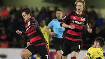 Chicharito y Leverkusen van por la remontada ante su gente.