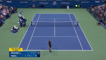 El momento de Nadal para ganar psicológicamente a Medvedev
