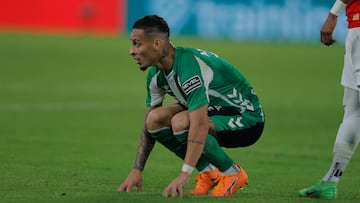 Antony, con el Betis.