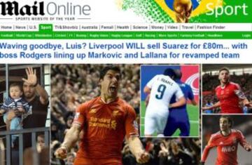 Portadas de la prensa extranjera