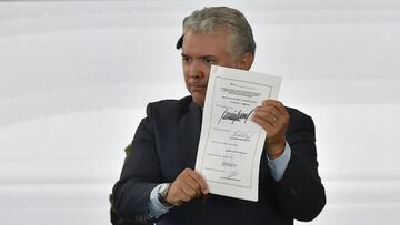 Iv&aacute;n Duque, presidente de Colombia.