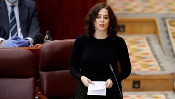 Isabel Díaz Ayuso, presidenta de la Comunidad de Madrid.