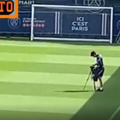 La escena del morbo entre Mbappé y Leonardo