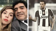 Dalma Maradona le manda un duro mensaje Dani Alves. Foto: Instagram