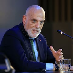 Tebas, sobre el conflicto Barça-Madrid: “Es todo un teatro”