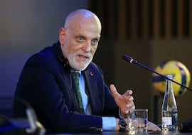 Tebas, contra Florentino: “Una competición de uno contra sí mismo era imposible”