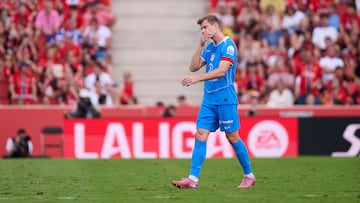 Sorloth, en el Mallorca-Atlético de la 25-26. La amenaza fantasma.