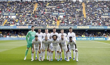 12/02/22 PARTIDO PRIMERA DIVISION 
REAL MADRID - VILLARREAL 
FORMACION 