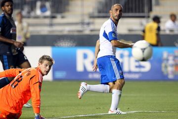 Antes de su retiro en 2014, jugó dos años para el Montreal Impact, defendió la camiseta en 87 ocasiones y marcó 40 goles, con Italia jugó 14 partidos.
