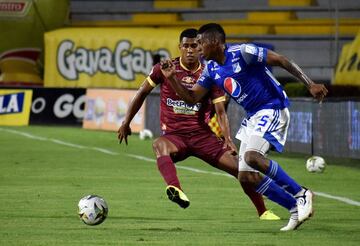 Tolima y Millonarios empataron en el primer encuentro de la final de la Liga BetPlay. Juan Fernando Caicedo marcó en la primera parte del partido, los de Gamero empataron con un tanto Juan Carlos Pereira en la adición.