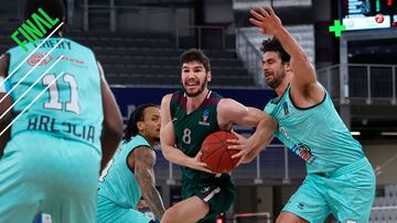 Dar&iacute;o Brizuela, durante el Brescia-Unicaja.