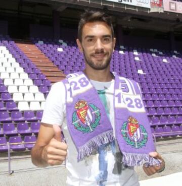 Presentación de Guzmán Casaseca con el Valladolid.