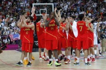 Final de baloncesto de los Juegos Olímpicos de londres 2012 España - EEUU