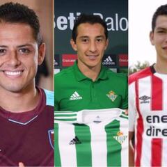 Tras la salida de Jonathan dos Santos, así quedaría conformado el mapa de mexicanos en Europa