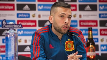 Jordi Alba: "No tengo que pedir perdón a Luis Enrique, ni él a mí"