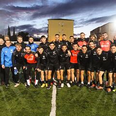 Dembélé, aparición sorpresa en la 'emboscada' de Linarejos