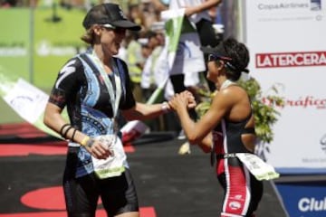 Lionel Sanders y Bárbara Riveros fueron los grandes ganadores. 