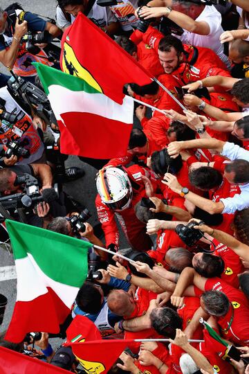 Vettel fue el ganador de la carrera. Le acompañaron en el podio Bottas y Verstappen.