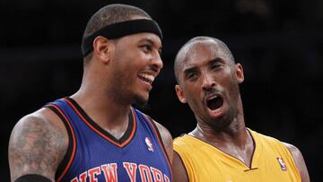 Carmelo Anthony y Kobe Bryant.