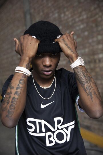 Wizkid launches new Nigeria inspired shirt