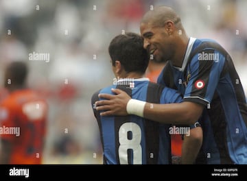 Pizarro y Adriano, en el Inter de Milán...