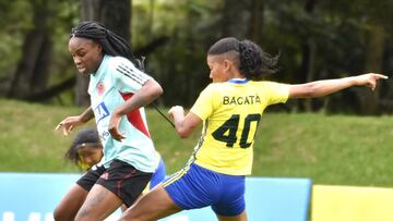 Selección Colombia Femenina golea en amistoso a Bacatá FC.