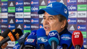 Jorge Luis Pinto molesto con el horario del partido ante América