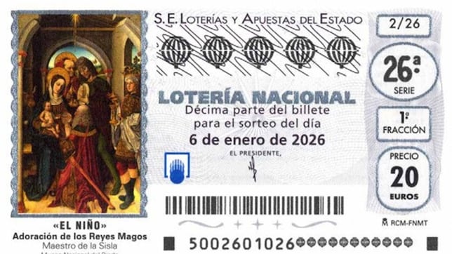 Comprobar Lotería del Niño 2026: resultados del Sorteo Extraordinario de hoy, martes 6 de enero