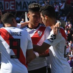 Carrascal anota su primer gol con River para salvar un punto