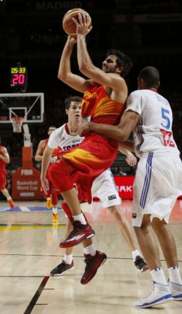 Ricky Rubio y Nicolas Batum.