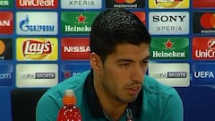 Luis Suárez: "No tenemos que jugar a la desesperada"